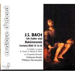 cd johann sebastian bach - ich hatte viel bekümmernis - cantates bwv 21 & 42 (2002)