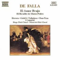 cd manuel de falla - el amor brujo - el retablo de maese pedro (1996)