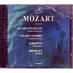 cd oeuvres pour piano, sonates célèbres, variations, rondeaux