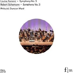 cd philzuid - farrenc: symphony no. 3; schumann: symphony no. 3 [compact discs