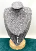 collier + strass goutes argent 925 millième (22 ct) 4,98g