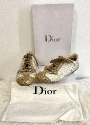 dior chaussures snakers en tissue monogram