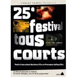 dvd 25ème festival tous courts : festival international d'aix - en - provence et du pays d'aix