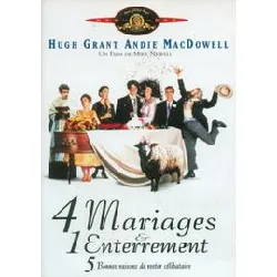 dvd 4 mariages, 1 enterrement