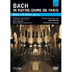 dvd bach in notre - dame de paris - mass in b minor, bwv 232