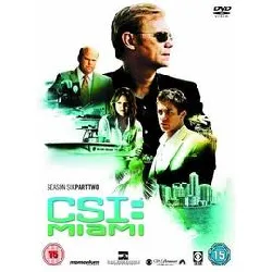 dvd c.s.i. - crime scene investigation - miami - series 6 vol.2 , (box set)