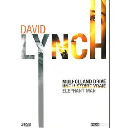 dvd david lynch - coffret - une histoire vraie + mulholland drive + elephant man