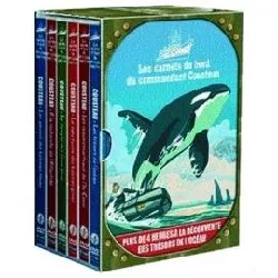 dvd les carnets de bord du commandant cousteau - coffret