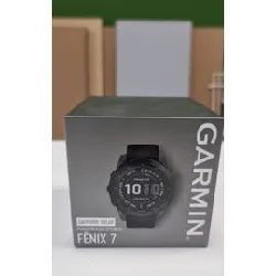 garmin fenix 7 sapphire solaire gris ardoise dlc titane/noir (010 - 02540 - 21) gris ardoise/noir