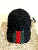 gucci casquette de baseball en toile gg d'origine noire taille m