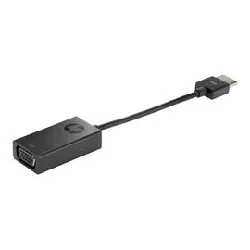 hp hdmi to vga display adapter - adaptateur vidéo - hd - 15 (vga) femelle pour hdmi mâle