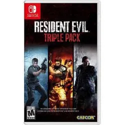 jeu nintendo switch resident evil 4 / 5 / 6 - triple pack (import usa) switch