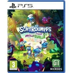 jeu ps5 les schtroumpfs : mission malfeuille ps5