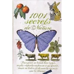 livre 1001 secrets de nature