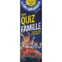 livre 1600 quiz famille 7 à 107 ans