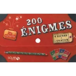 livre 200 énigmes - coffret 4 volumes