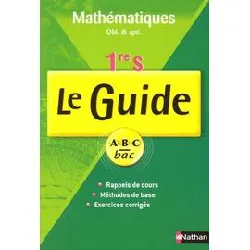 livre abc bac reussite maths 1ere s