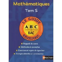 livre abc du bac reussite maths term s n30