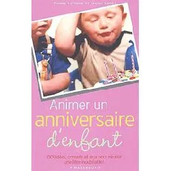 livre animer un anniversaire d'enfant