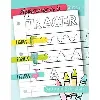 livre apprenons à tracer les lignes, formes, lettres : cahier d’activités pour enfants 3 ans et plus - 90 pages format a4