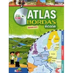 livre atlas bordas ecole + cd - grand public