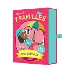 livre auzou jeu de cartes 7 familles des animaux