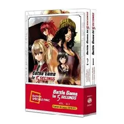 livre battle game in 5 seconds 0 - battle game in 5 seconds - pack spécial vol - 01 et 02 + carnet de notes offert