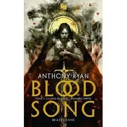 livre blood song tome 1 - la voix du sang - première partie