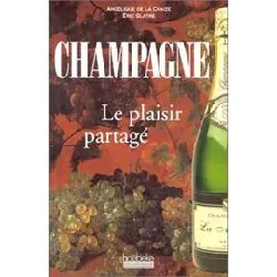 livre champagne - le plaisir partagé