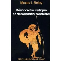 livre démocratie antique et démocratie moderne