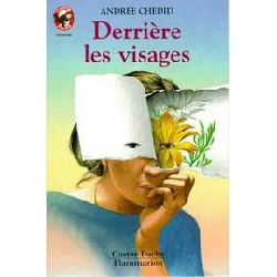 livre derrière les visages