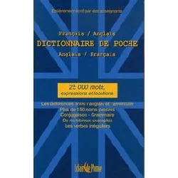 livre dictionnaire anglais - français de poche