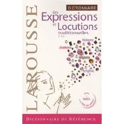 livre dictionnaire des expressions et locutions traditionnelles