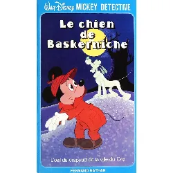 livre disney mickey détective : le chien de baskerniche - l'oeil de crapaud de la ville du cap