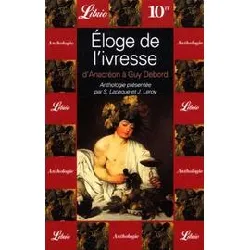 livre eloge de l'ivresse