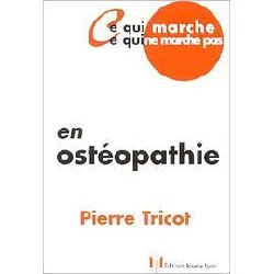 livre en osteopathie