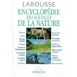 livre encyclopédie des sciences de la nature