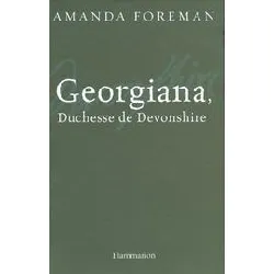 livre georgiana, duchesse de devonshire