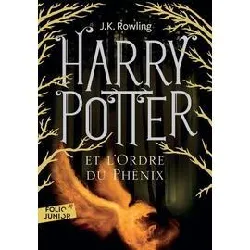 livre harry potter tome 5 - harry potter et l'ordre du phénix