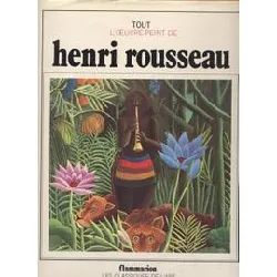 livre henri rousseau