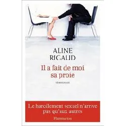 livre il a fait de moi sa proie