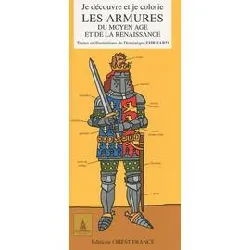 livre je découvre et je colorie les armures du moyen age..