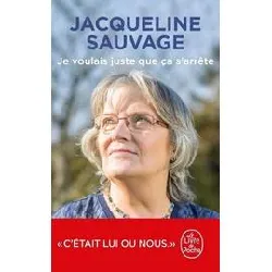 livre je voulais juste que ça s'arrête