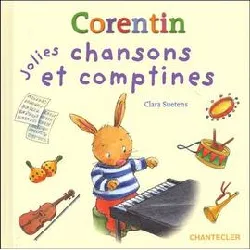 livre jolies chansons et comptines de corentin