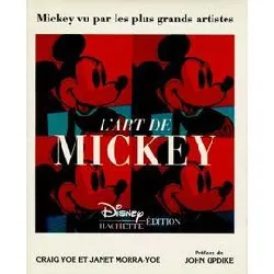 livre l'art de mickey