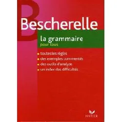 livre la grammaire pour tous bescherelle