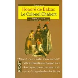 livre le colonel chabert