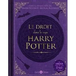 livre le droit dans la saga harry potter