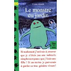 livre le monstre du jardin