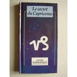 livre le secret du capricorne